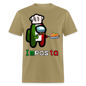 Pasta Cooking Impasta shirt Funny Italia Shirt Gift for Friends T-Shirt S-6XL - khaki