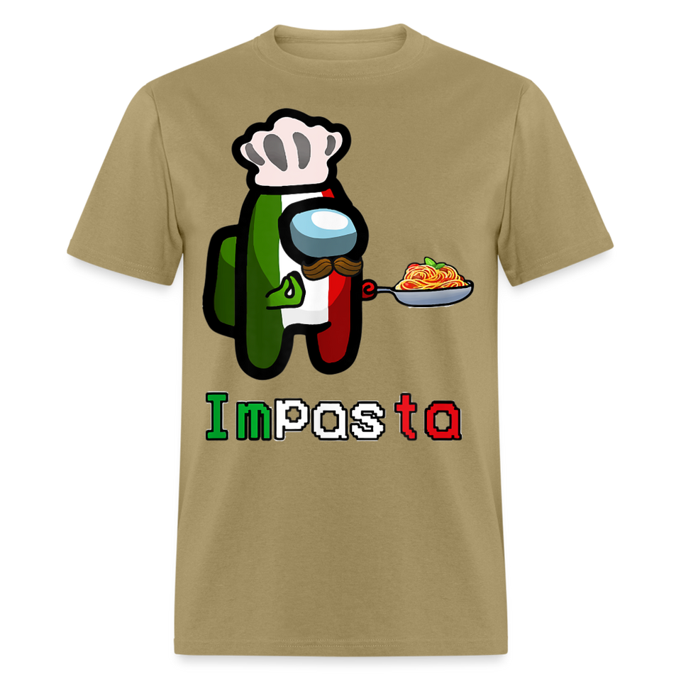 Pasta Cooking Impasta shirt Funny Italia Shirt Gift for Friends T-Shirt S-6XL - khaki