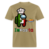 Pasta Cooking Impasta shirt Funny Italia Shirt Gift for Friends T-Shirt S-6XL - khaki