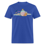 Axie shirt SLP to the moon Tshirt Cute Axie Gift Axie AltCoin T-Shirt - royal blue