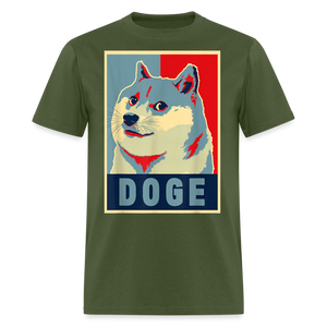 Dogecoin T Shirt Tee Wallstreetbets Doge Coin Crypto Bitcoin T-Shirt Size S-6XL - military green