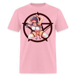 Anime Bondage BDSM shirt Manga Anime Waifu japanese Girl Ahegao T-Shirt - pink