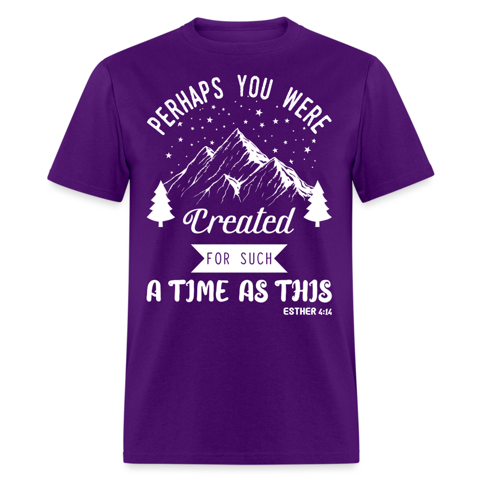Perhaps you were created shirt Catholic Religious T-Shirt size S-6XL - purple