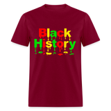 Juneteenth T-Shirt Freedom Emancipation Day African American, Black History - burgundy