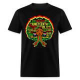 Black Girl Magic Melanin Juneteenth shirt Girl Power Women Freedom T-Shirt S-6XL - black