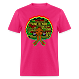 Black Girl Magic Melanin Juneteenth shirt Girl Power Women Freedom T-Shirt S-6XL - fuchsia