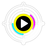 Playprintz Light Mode Sticker - white glossy
