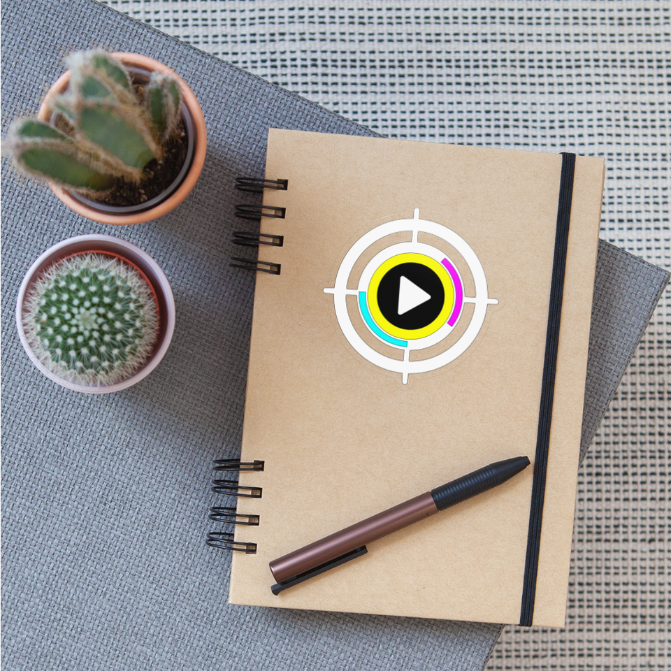 Playprintz Light Mode Sticker - transparent glossy
