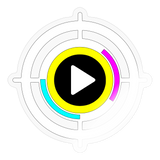 Playprintz Light Mode Sticker - transparent glossy