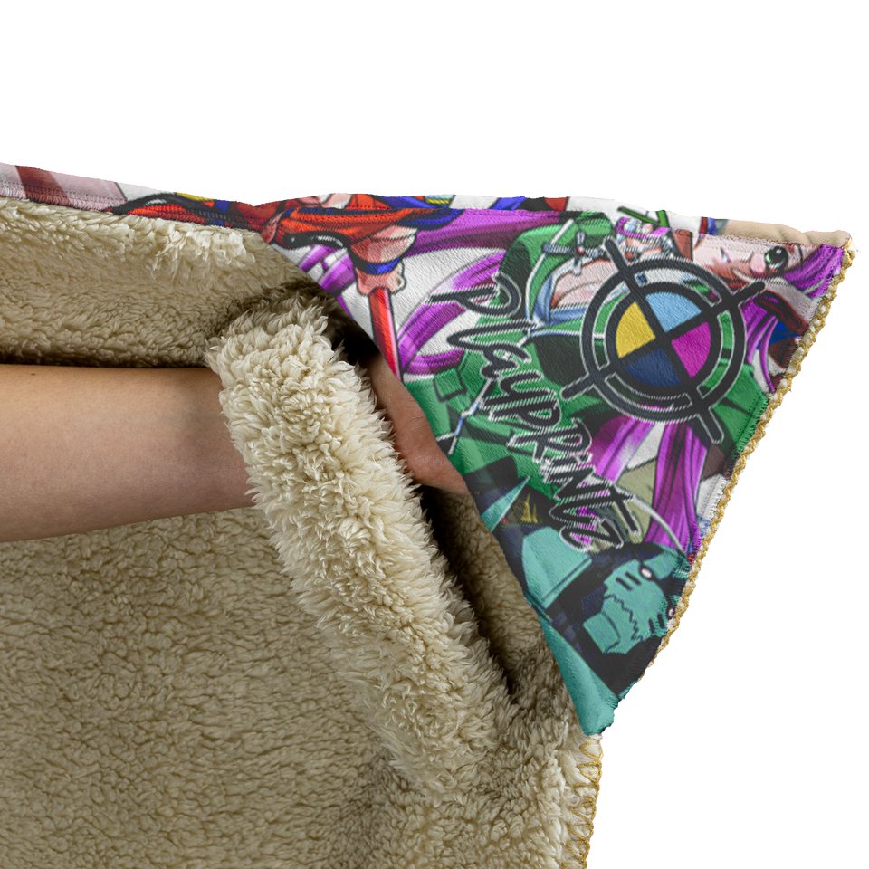 Anime Collage Customized Blanket Personalized by Playprintz <3