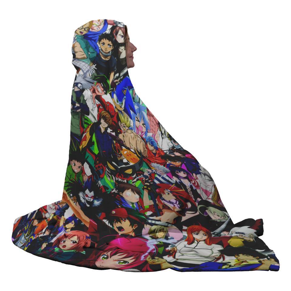 Anime Collage Customized Blanket Personalized by Playprintz <3