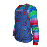Chucky Inspired Halloween Costume Sweatshirt Horror Sweatshirt Size XS-3XL