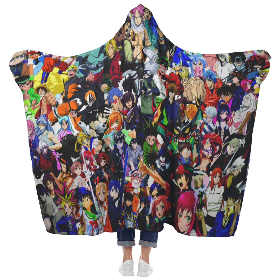 Anime Collage Customized Blanket Personalized by Playprintz <3