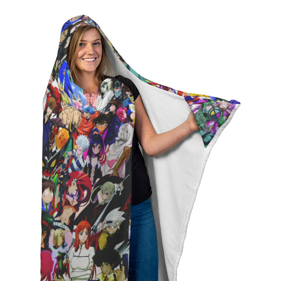 Anime Collage Customized Blanket Personalized by Playprintz <3