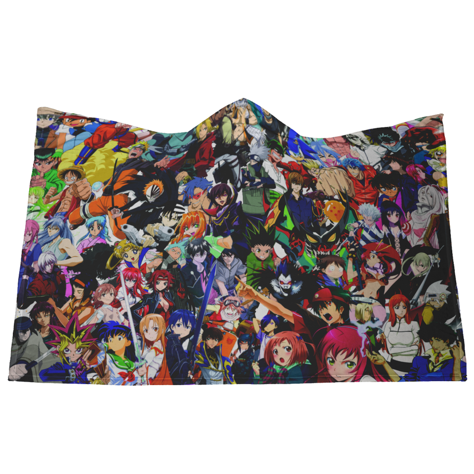 Anime Collage Customized Blanket Personalized by Playprintz <3