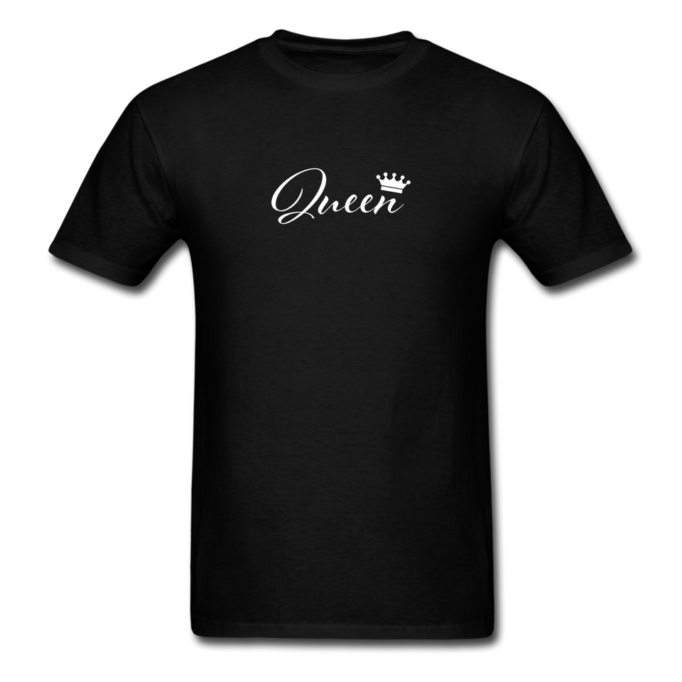 Couple Shirts Valentine's Day Gift Idea KING QUEEN T-Shirts - black