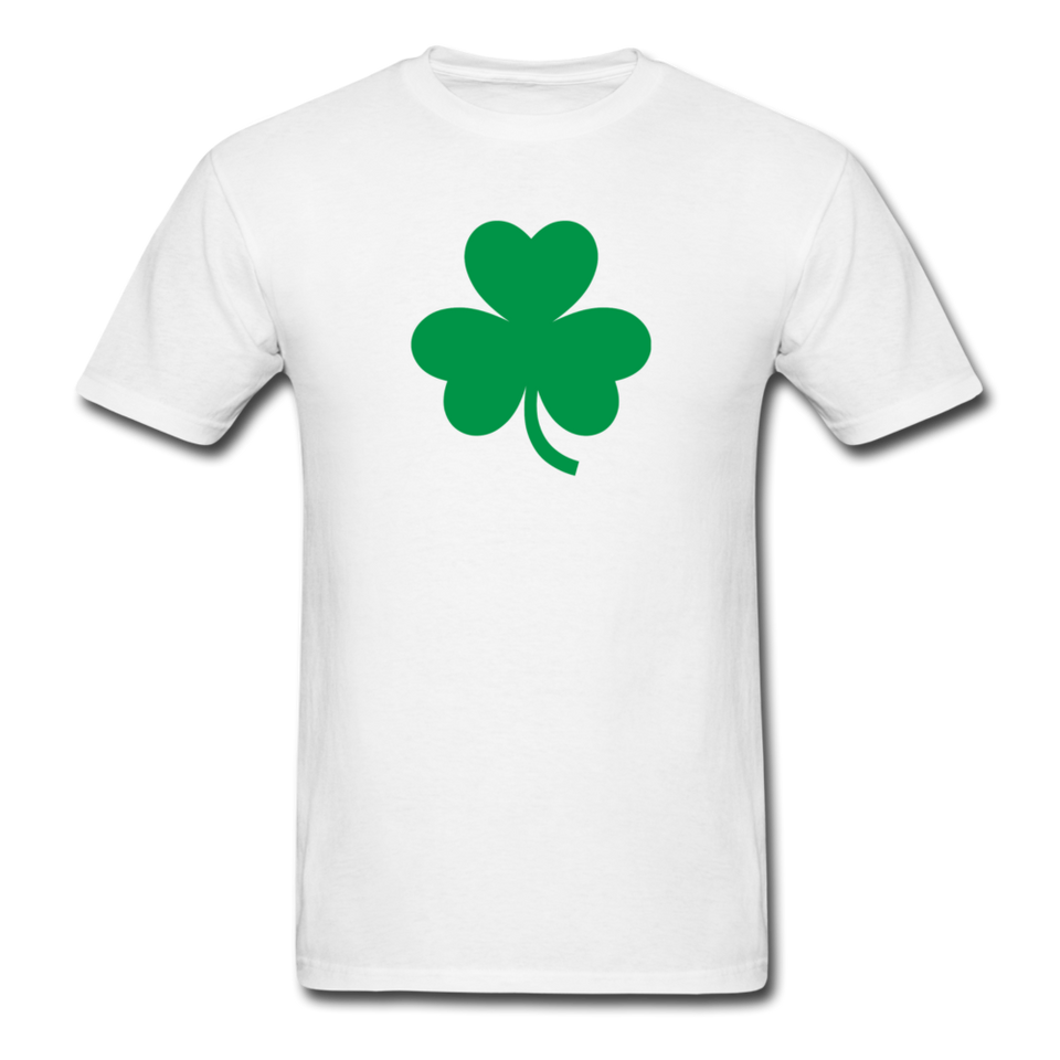 St Patricks Day T-shirt Irish Shamrock Drinking Drunk Tee - white