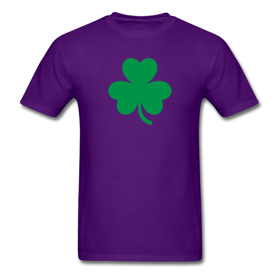 St Patricks Day T-shirt Irish Shamrock Drinking Drunk Tee - purple