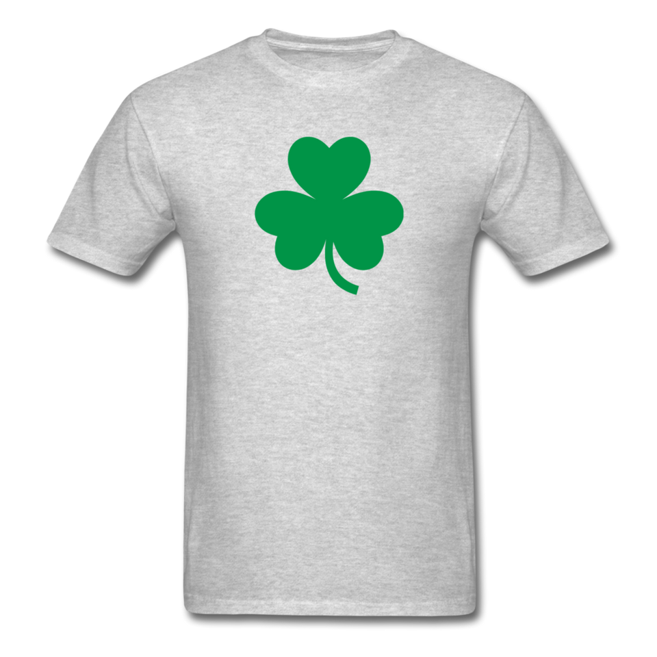 St Patricks Day T-shirt Irish Shamrock Drinking Drunk Tee - heather gray