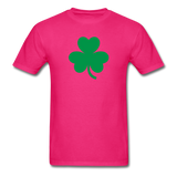 St Patricks Day T-shirt Irish Shamrock Drinking Drunk Tee - fuchsia