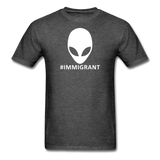 Funny Alienware Immigrant Men's T-Shirt - heather black