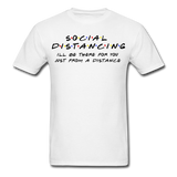 Social Distancing and Self-Quarantine T shirt - white