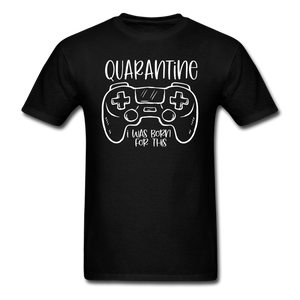 Social Distancing and Self-Quarantine T shirt - black