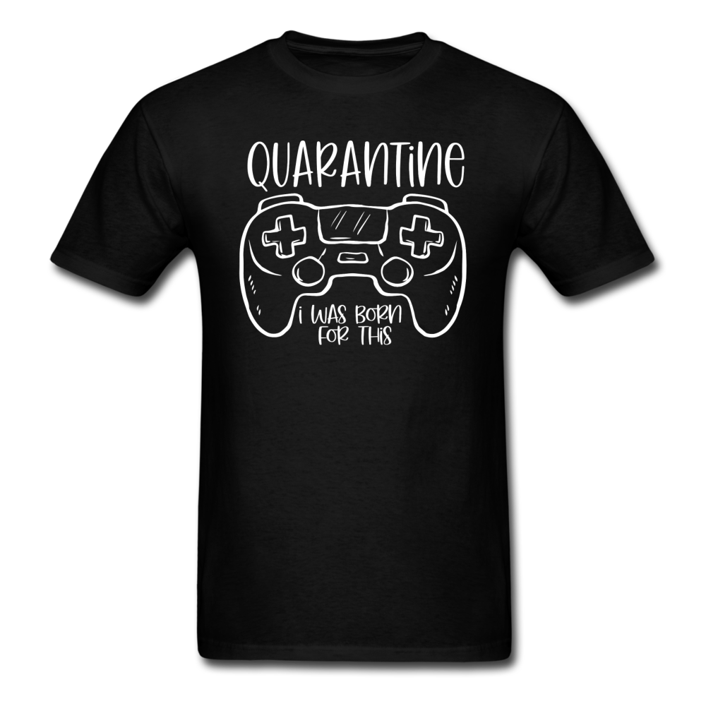 Social Distancing and Self-Quarantine T shirt - black