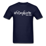 Stay Home Save Lives Social Distancing and Self-Quarantine T shirt Gift S-6XL - navy