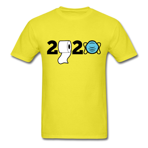 Quarantine Birthday T-Shirt Happy Birthday T-shirt Covid Birthday 2 Shirt S-4XL - yellow