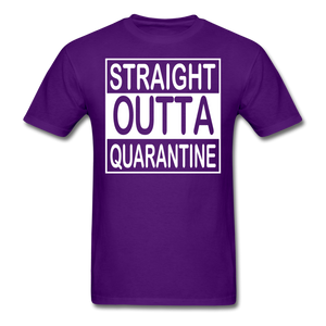 STRAIGHT OUTTA QUARANTINE TOILET PAPER T-Shirt Free Shipping Size S-6XL - purple