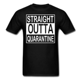 STRAIGHT OUTTA QUARANTINE TOILET PAPER T-Shirt Free Shipping Size S-6XL - black