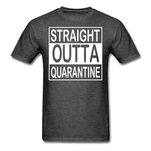STRAIGHT OUTTA QUARANTINE TOILET PAPER T-Shirt Free Shipping Size S-6XL - heather black