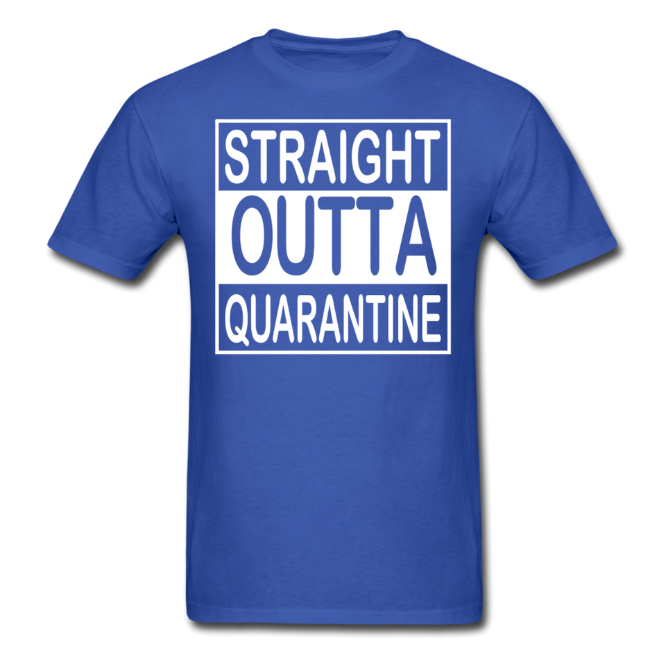 STRAIGHT OUTTA QUARANTINE TOILET PAPER T-Shirt Free Shipping Size S-6XL - royal blue