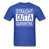 STRAIGHT OUTTA QUARANTINE TOILET PAPER T-Shirt Free Shipping Size S-6XL - royal blue