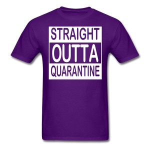 STRAIGHT OUTTA QUARANTINE TOILET PAPER T-Shirt Free Shipping Size S-6XL - purple