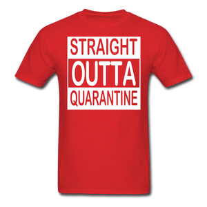 STRAIGHT OUTTA QUARANTINE TOILET PAPER T-Shirt Free Shipping Size S-6XL - red