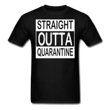STRAIGHT OUTTA QUARANTINE TOILET PAPER T-Shirt Free Shipping Size S-6XL - black