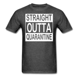 STRAIGHT OUTTA QUARANTINE TOILET PAPER T-Shirt Free Shipping Size S-6XL - heather black
