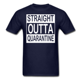 STRAIGHT OUTTA QUARANTINE TOILET PAPER T-Shirt Free Shipping Size S-6XL - navy