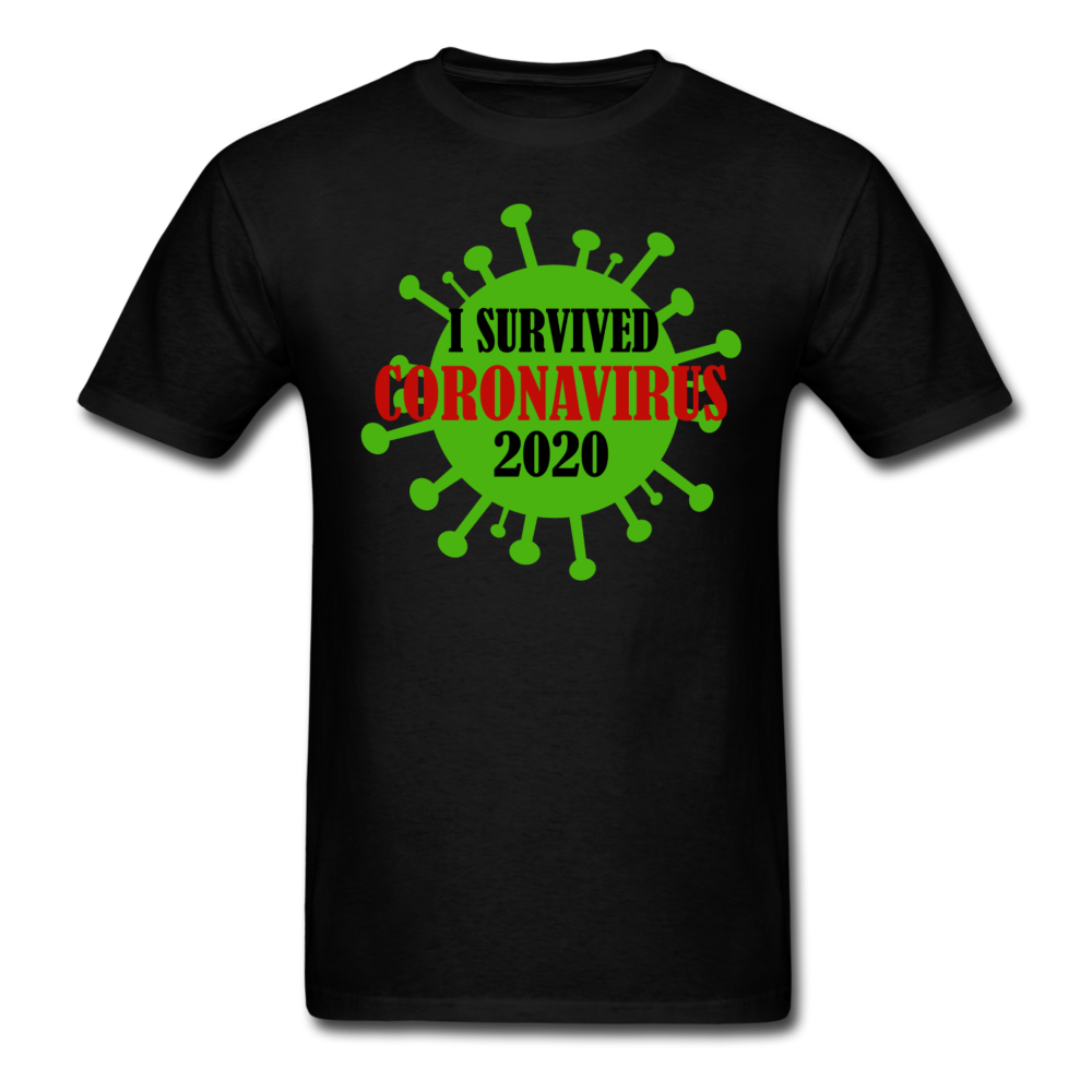 Virus Free I Survived 2020 virus Quarantine Tshirt Covid Coron Virus shirt - black