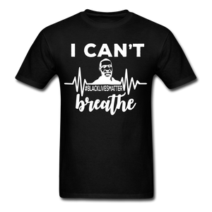 I Cant Breathe Mens Shirts Protest Tees BLM Black Lives Matter Size S-6XL - black