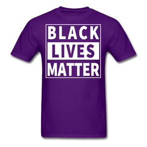 Black Lives Matter T Shirt Size S-6XL - purple