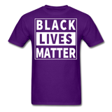 Black Lives Matter T Shirt Size S-6XL - purple