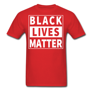 Black Lives Matter T Shirt Size S-6XL - red