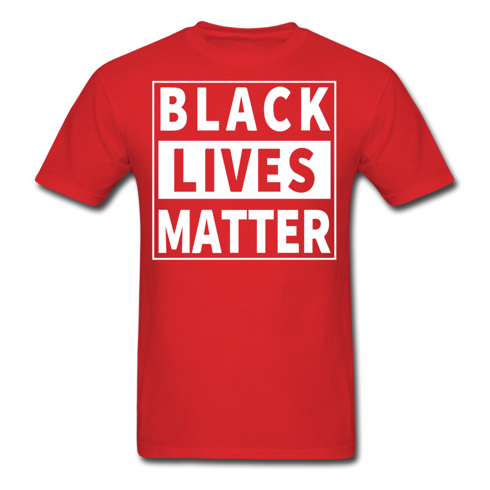 Black Lives Matter T Shirt Size S-6XL - red