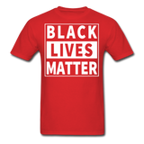 Black Lives Matter T Shirt Size S-6XL - red