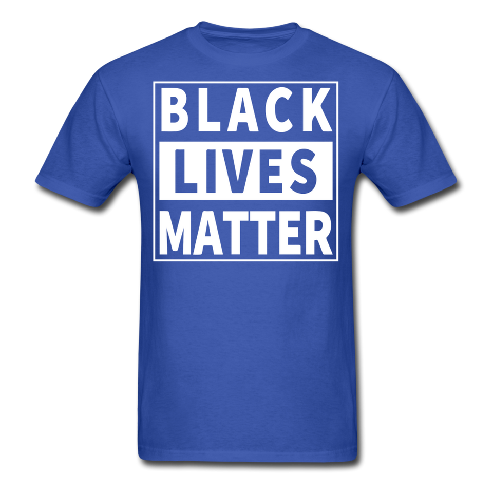 Black Lives Matter T Shirt Size S-6XL - royal blue