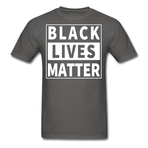 Black Lives Matter T Shirt Size S-6XL - charcoal