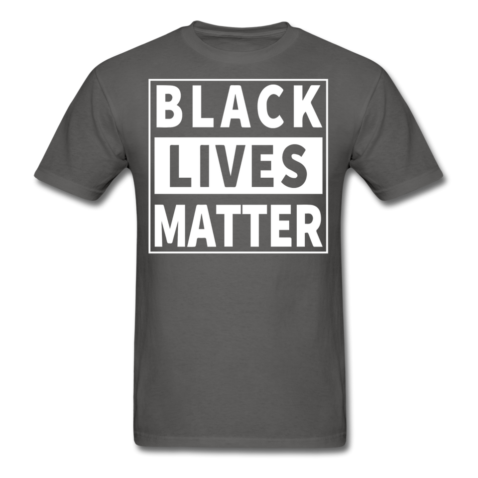 Black Lives Matter T Shirt Size S-6XL - charcoal